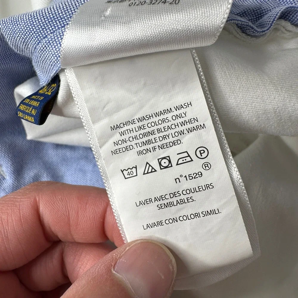 Polo Ralph Lauren Stretch Classic Fit Chino Pants White Coastal Preppy Sz 46x32